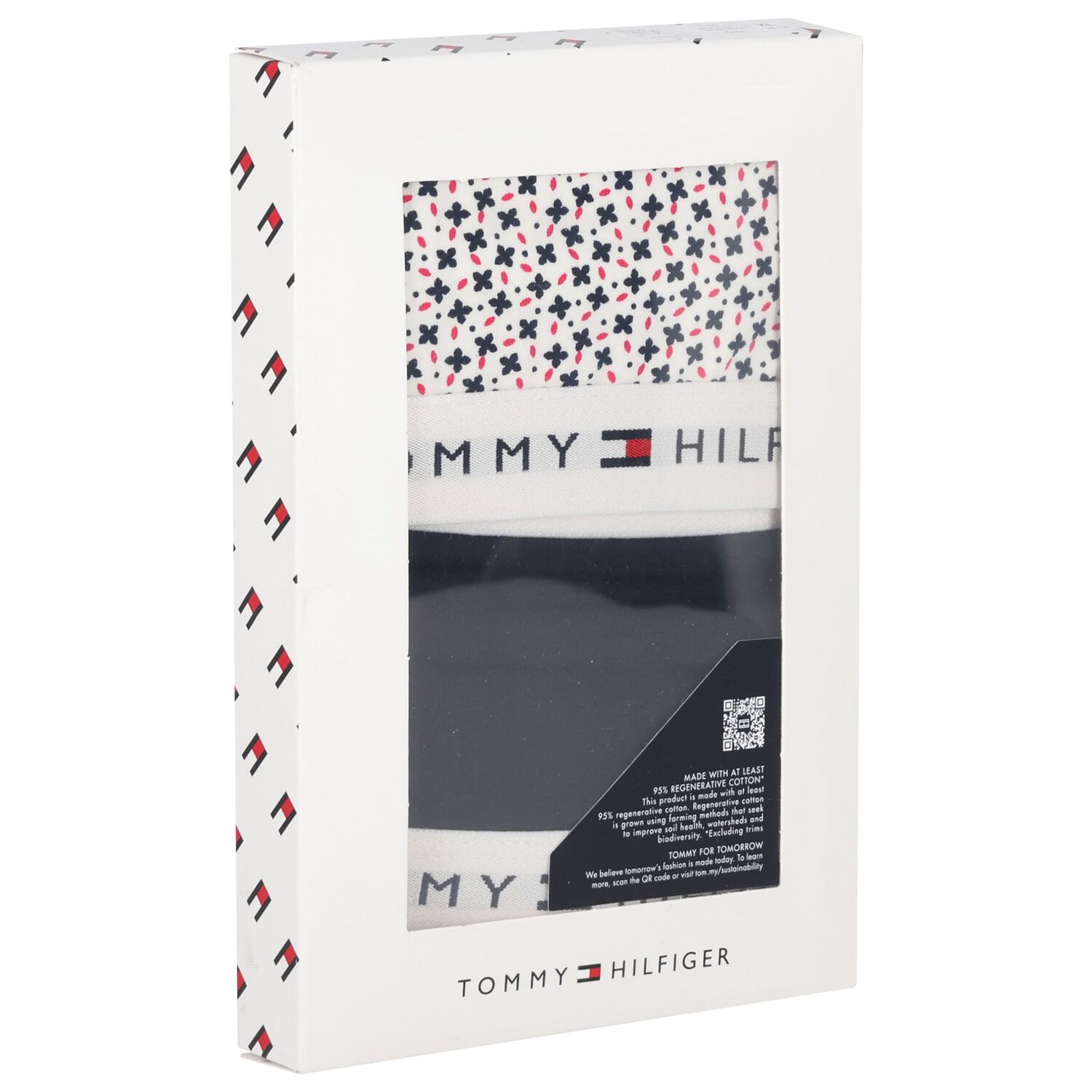 Girls Navy & White Logo Bra Tops (2-Pack) , 1, hi-res