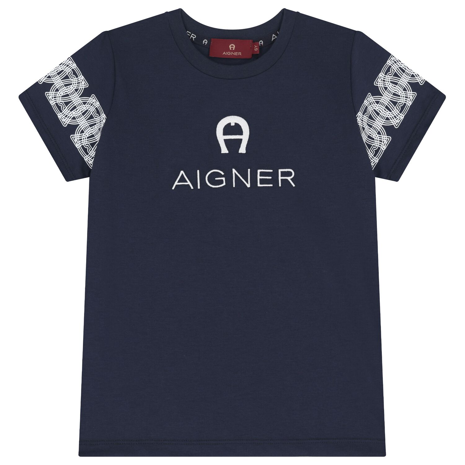 Boys Navy Blue Logo T-Shirt, 2, hi-res image number null