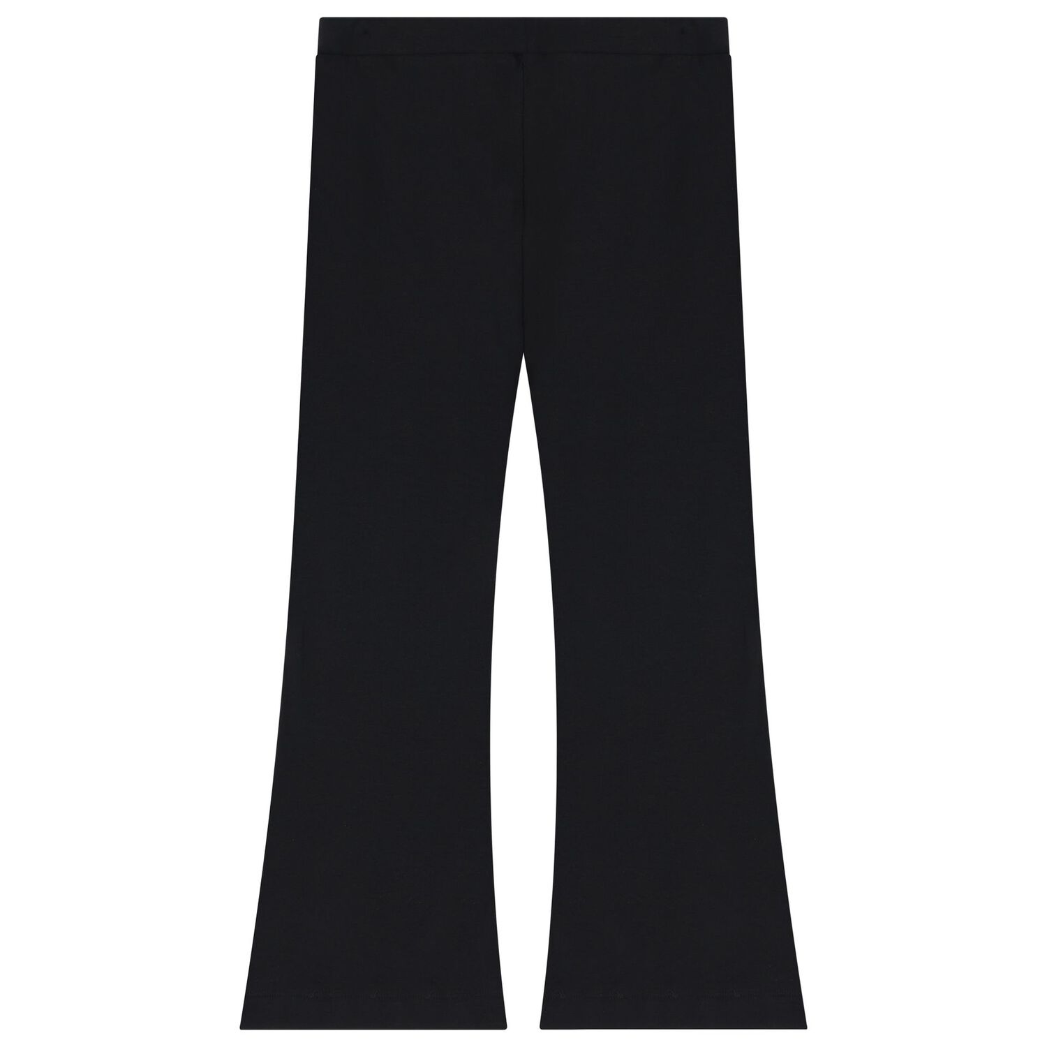 Girls Black Teddy Bear Logo Leggings, 1, hi-res image number null