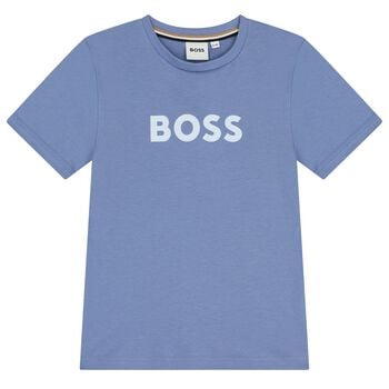 Boys Blue Logo T-Shirt