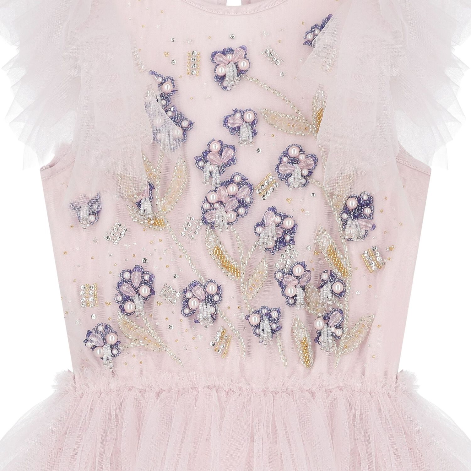 Girls Pink Embellished Tutu Dress, 1, hi-res image number null