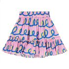 Girls Pink Pleated Skirt, 1, hi-res