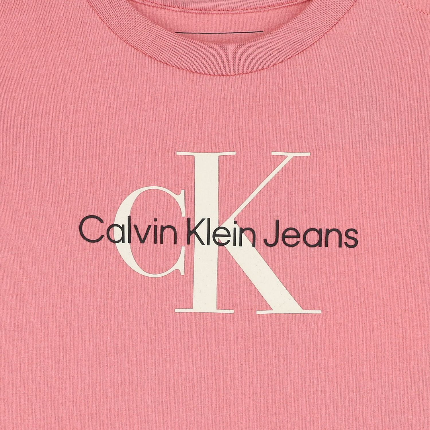 Baby Girls Pink Logo Long Sleeve Top, 5, hi-res