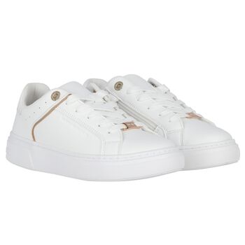 White Logo Trainers