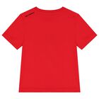 Boys Red Logo T-Shirt, 2, hi-res