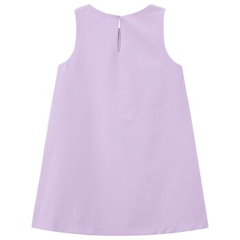 Girls Lilac Flower Dress