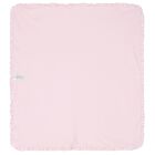 Baby Girls Pink Hearts Blanket, 1, hi-res