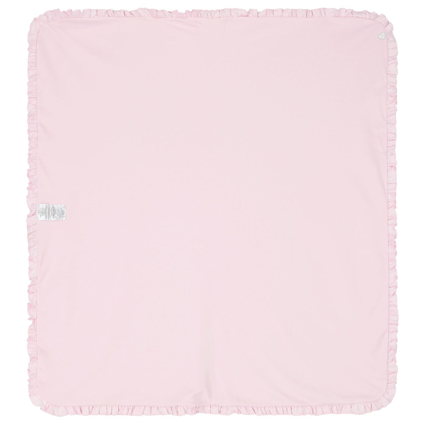 Baby Girls Pink Hearts Blanket, 1, hi-res image number null
