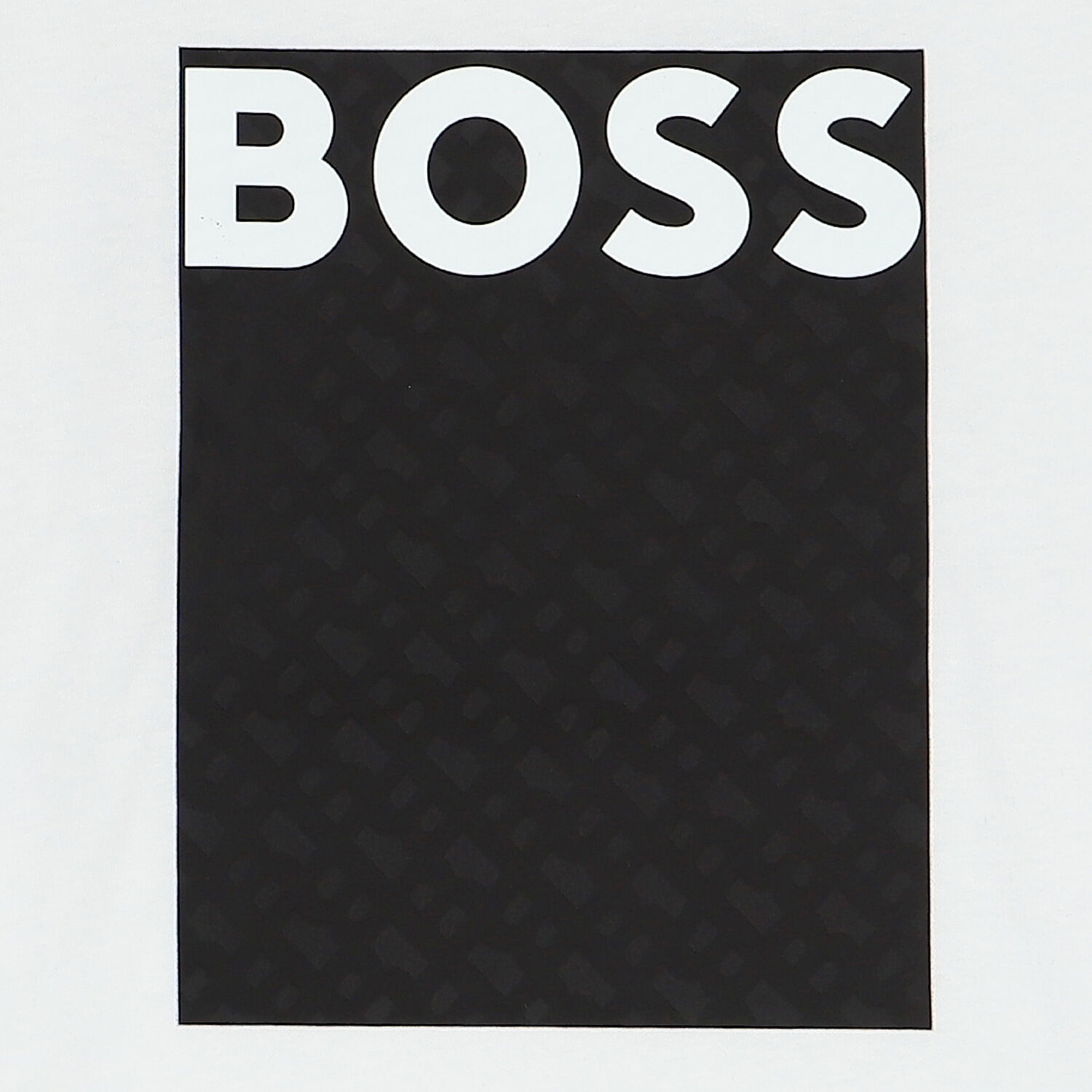 Boys White Logo Long Sleeve Top, 1, hi-res