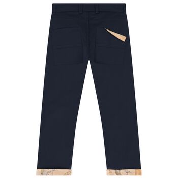 Boys Navy Blue Trousers