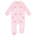 Baby Girls Pink Roses Babygrow Set, 1, hi-res