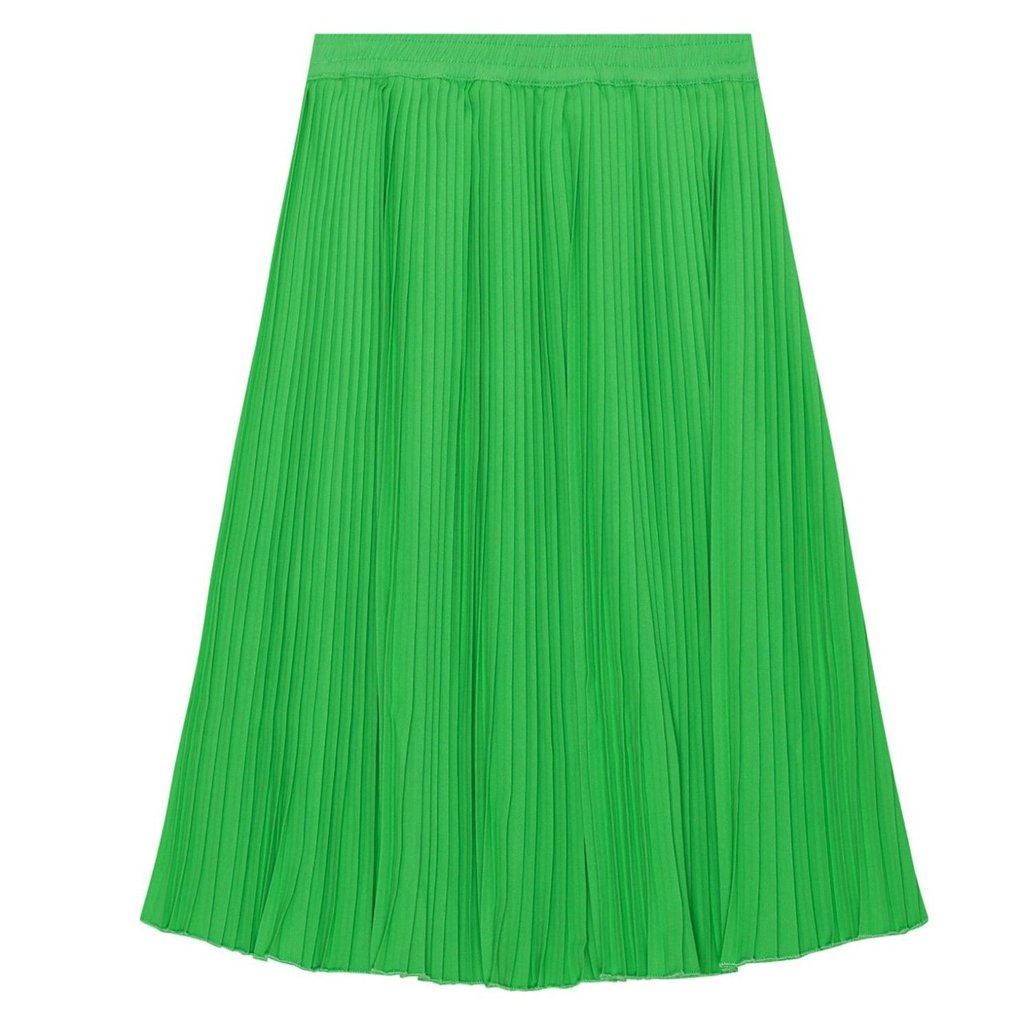 Girls Green Pleated Becka Skirt, 1, hi-res image number null