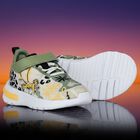 Beige Lion King Racer Trainers, 1, hi-res