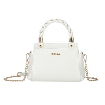 Girls Ivory Logo Handbag
