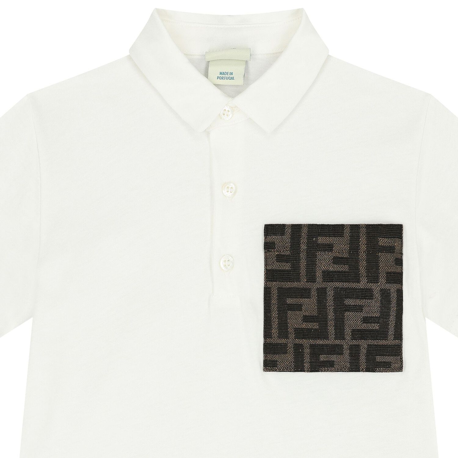 Baby Boys Ivory Logo Polo Shirt, 1, hi-res