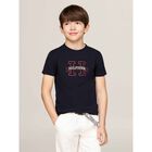 Boys Navy Blue Logo T-Shirt, 1, hi-res
