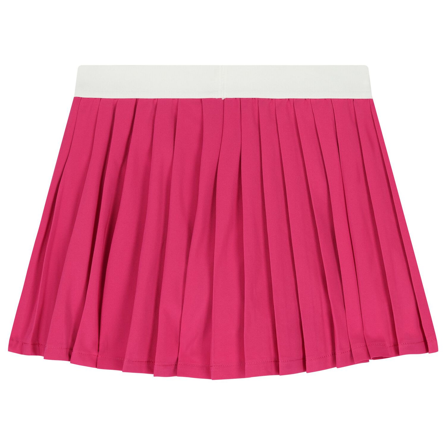 Girls Pink Logo Pleated Skirt, 1, hi-res