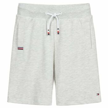 Boys Grey Logo Shorts 