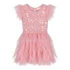 Baby Girls Pink Embellished Tutu Dress Set, 1, hi-res