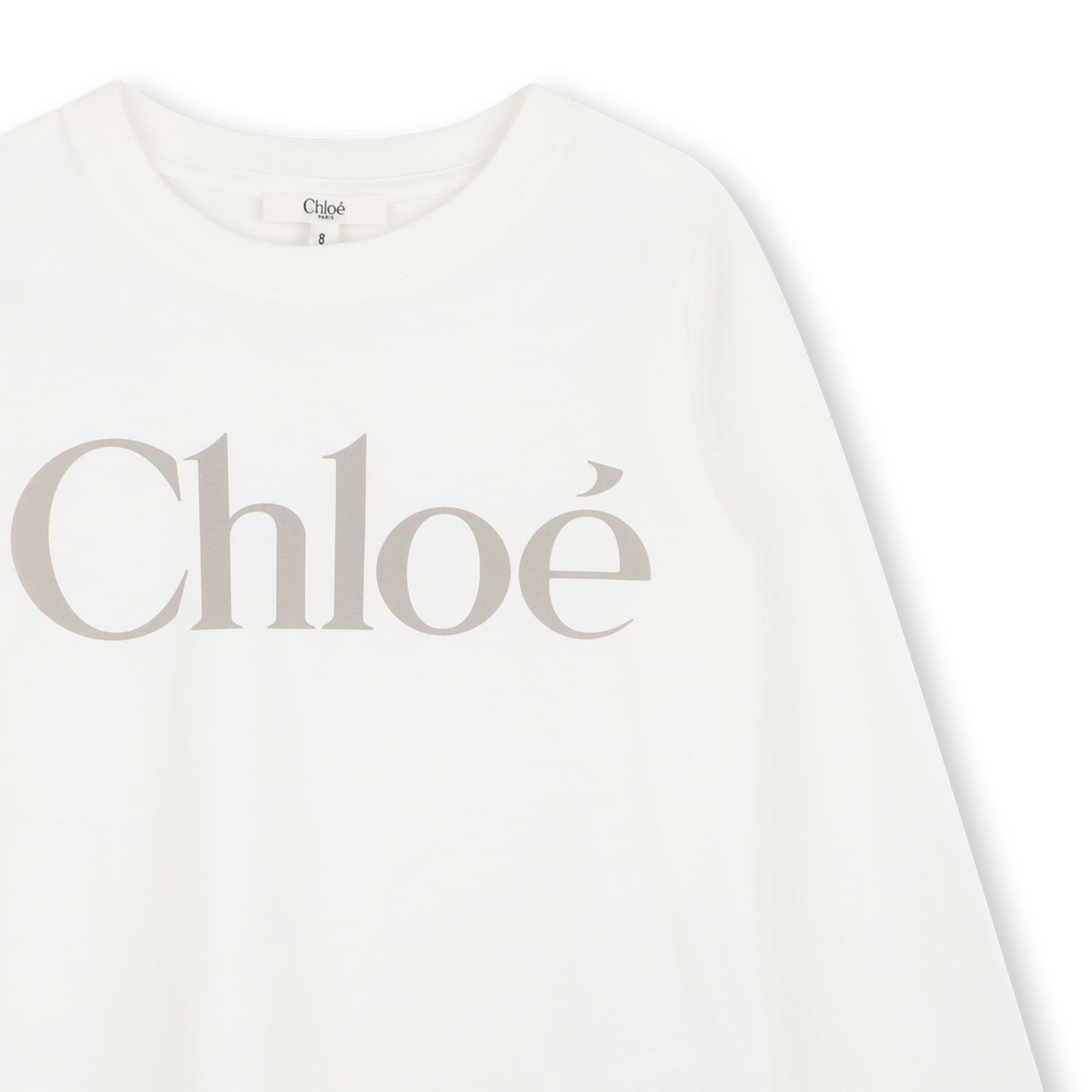 Girls Mini Me White Long Sleeve Top, 1, hi-res