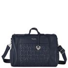 Navy Blue Quilted Baby Changing Bag, 1, hi-res