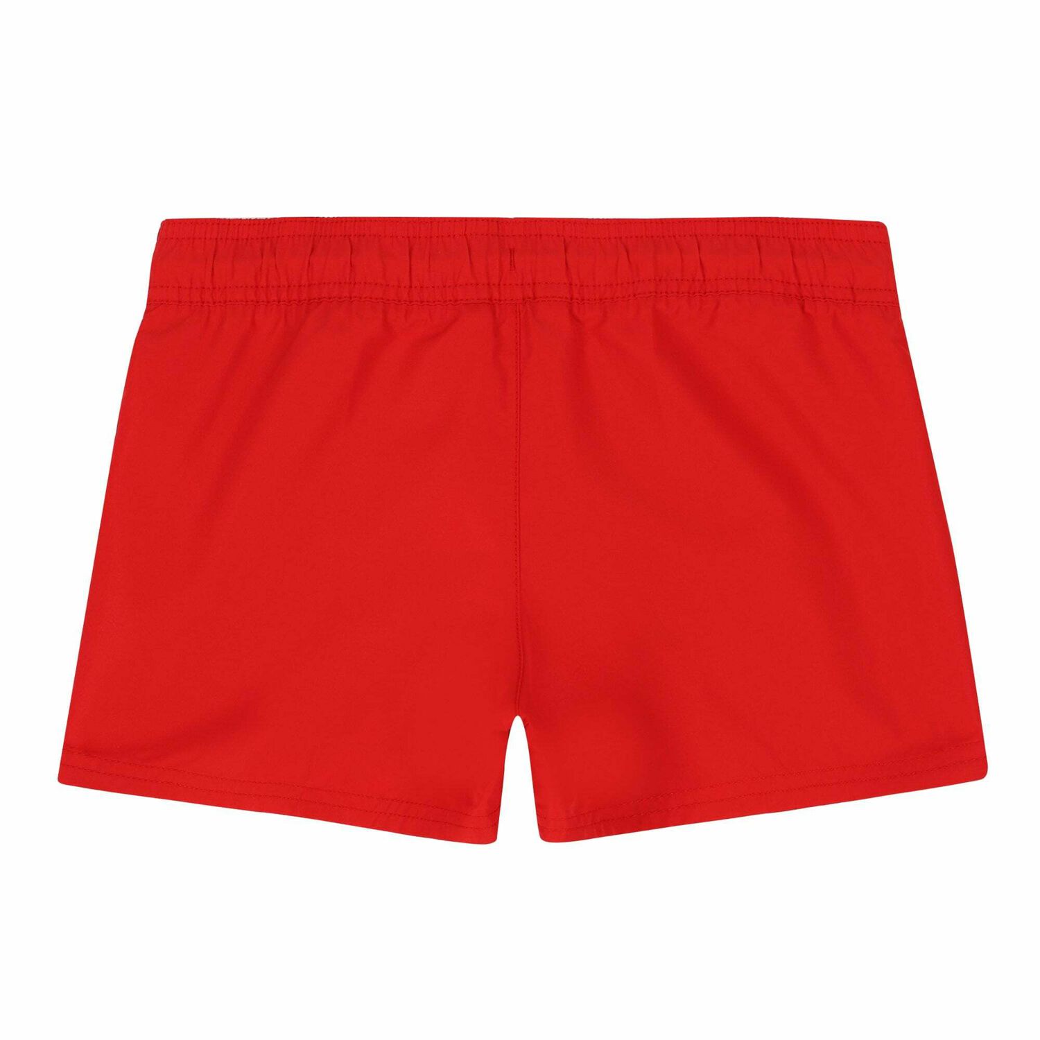 Girls Navy & Red Logo Swim Shorts, 1, hi-res image number null