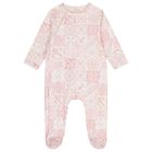 Baby Girls Pink & White Babygrow, 2, hi-res