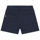 Girls Navy Blue Shorts, 2, hi-res
