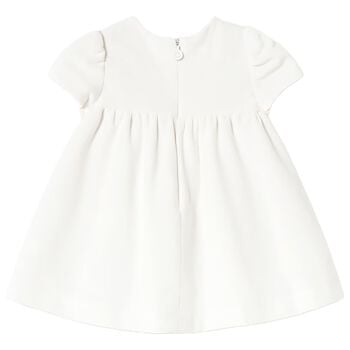 Baby Girls White Smocked Dress