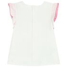 Baby Girls Pink & Ivory Short Set (4 Piece), 1, hi-res