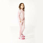 Girls Pink Jersey Joggers, 1, hi-res
