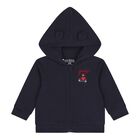 Baby Boys Navy Blue Teddy Bear Tracksuit (3 Piece), 2, hi-res