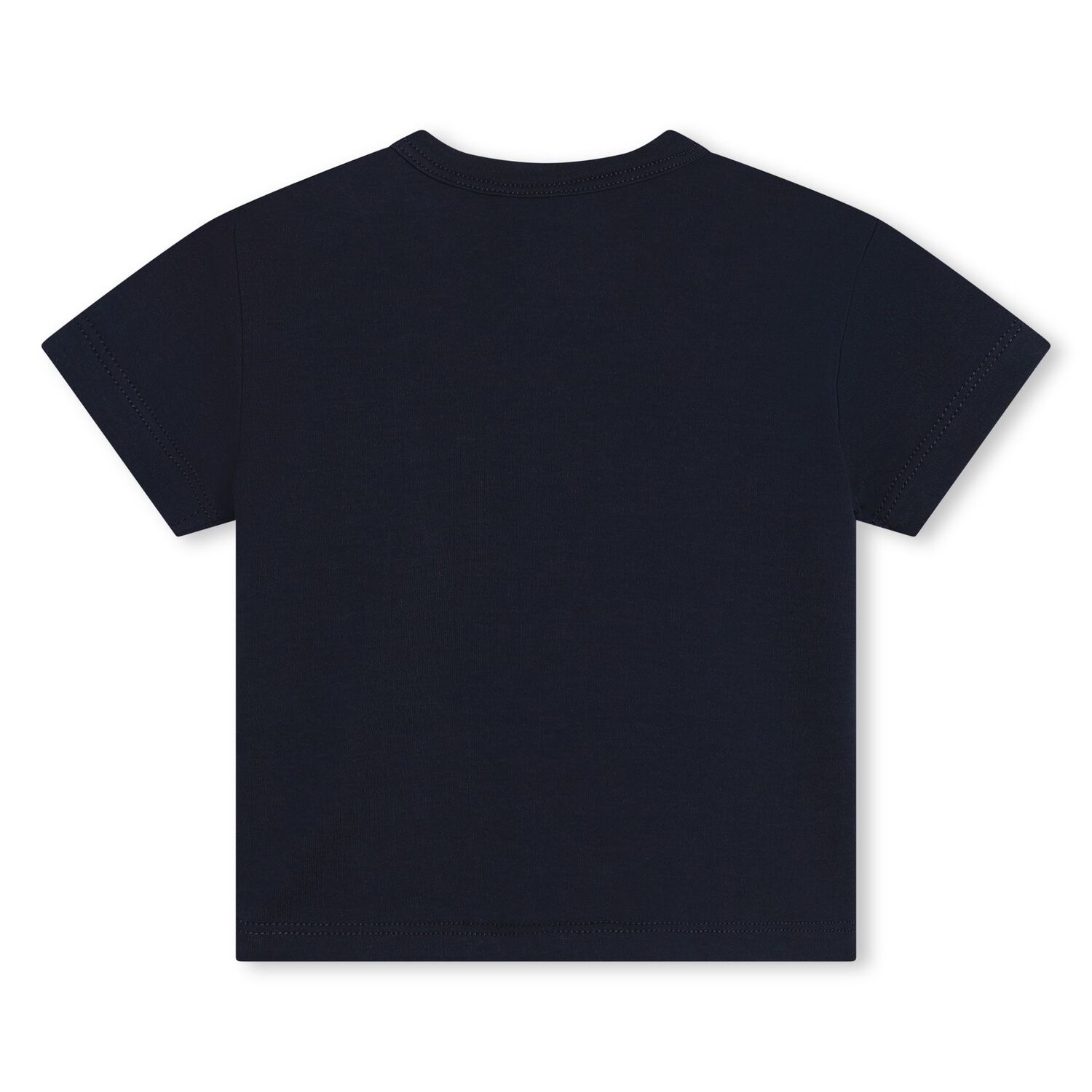 Younger Boys Navy Blue & Ivory Logo Shorts set, 1, hi-res image number null
