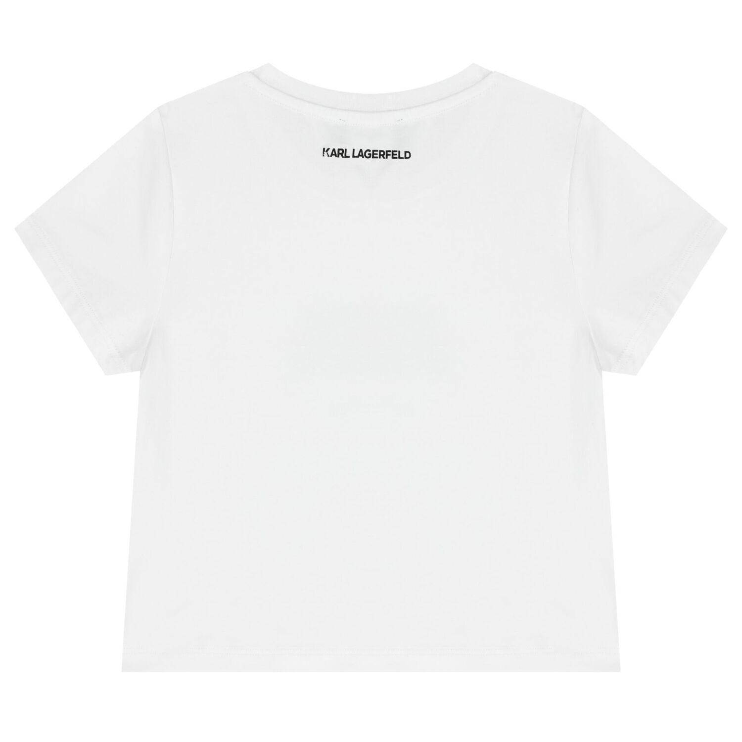 Girls White Choupette Logo T-Shirt, 2, hi-res