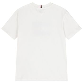 Boys White Logo T-Shirt