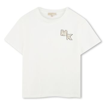 Girls Ivory Logo T-Shirt