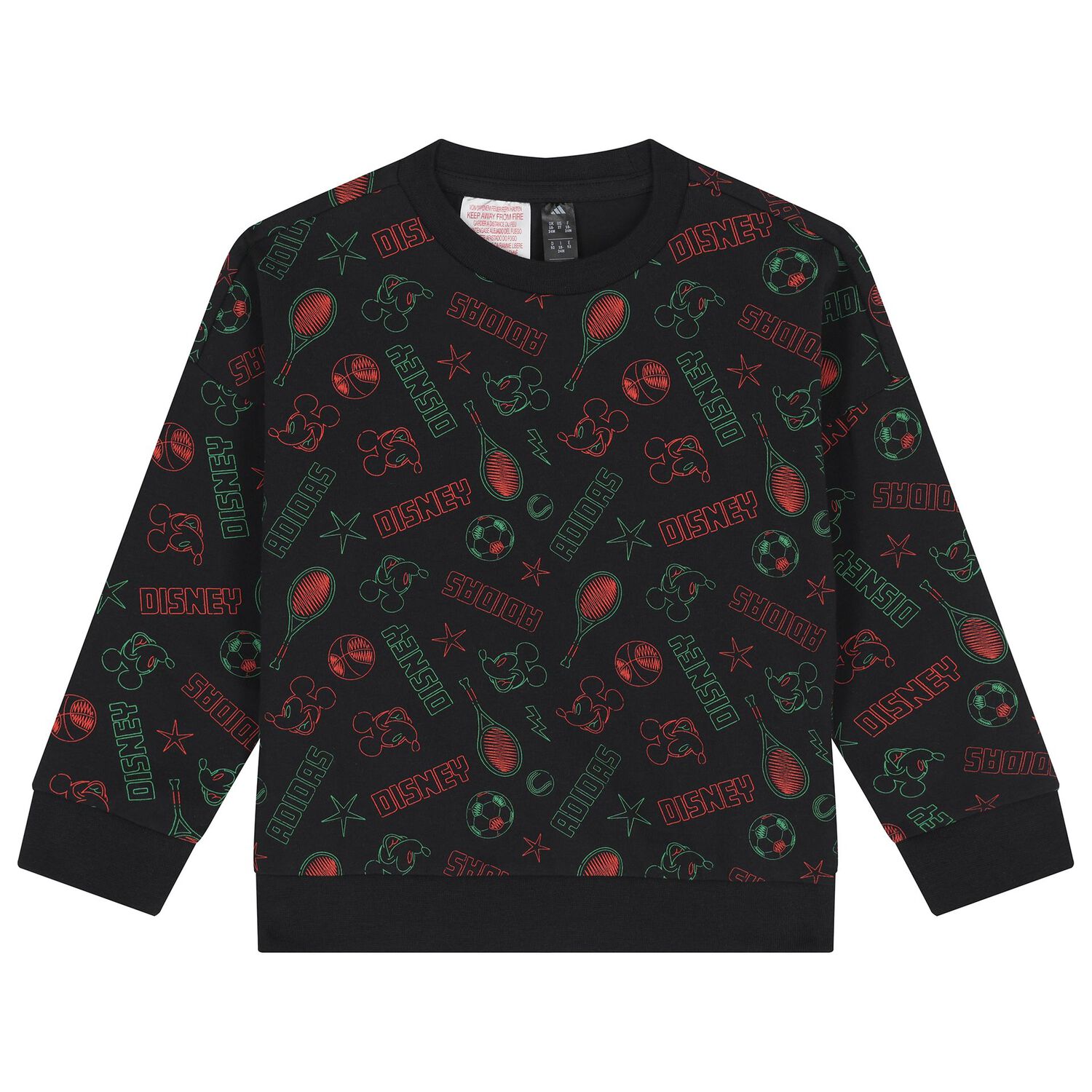 Younger Black Disney Logo Tracksuit, 1, hi-res