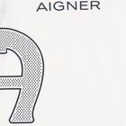 Younger Boys White Logo T-Shirt, 1, hi-res
