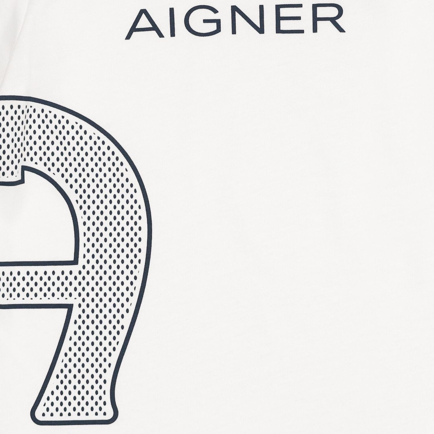 Younger Boys White Logo T-Shirt, 1, hi-res