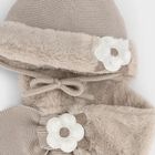 Younger Girls Grey Faux Fur Hat & Scarf Set, 1, hi-res