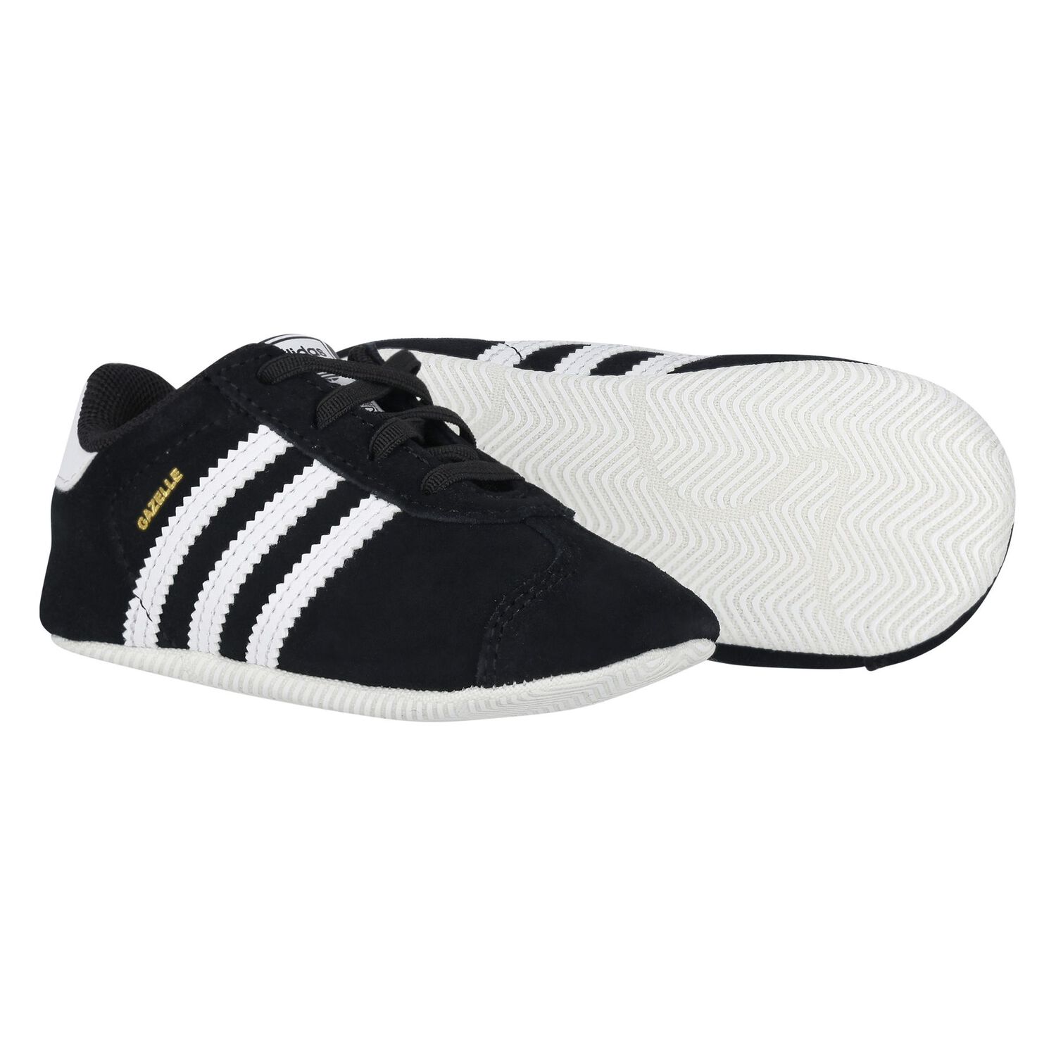 Black Gazelle Pre Walker Shoes, 1, hi-res
