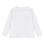 Younger Boys White Yeti Long Sleeve Top, 1, hi-res