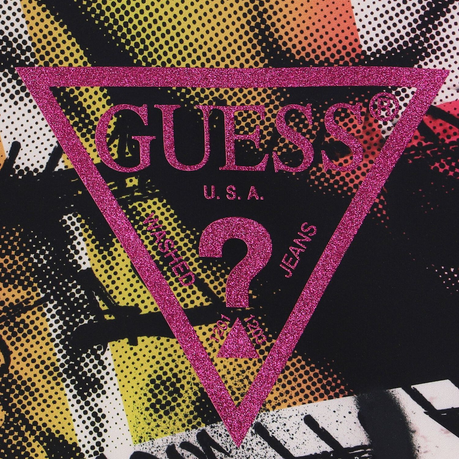 Girls Multi-Coloured Logo Sweatshirt, 1, hi-res