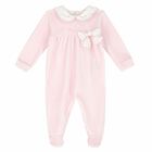 Baby Girls Pink Embellished Babygrow , 1, hi-res