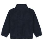 Navy Blue Logo Sherpa Sweatshirt, 1, hi-res