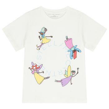 Girls Ivory Logo Fairy T-Shirt