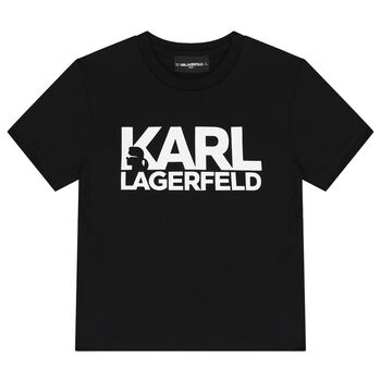 Boys Black Logo T-Shirt