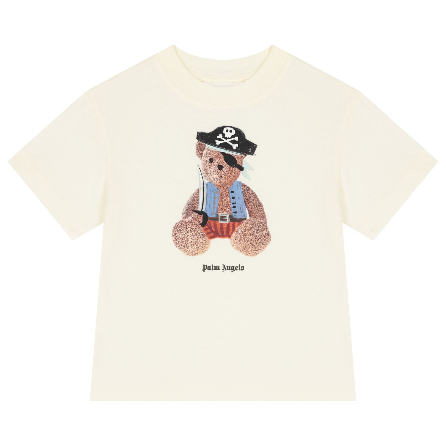 Ivory Logo Pirate Bear T-Shirt, 1, hi-res image number null