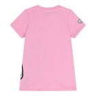 Younger Girls Pink Bubble Tiger Logo Dress, 1, hi-res