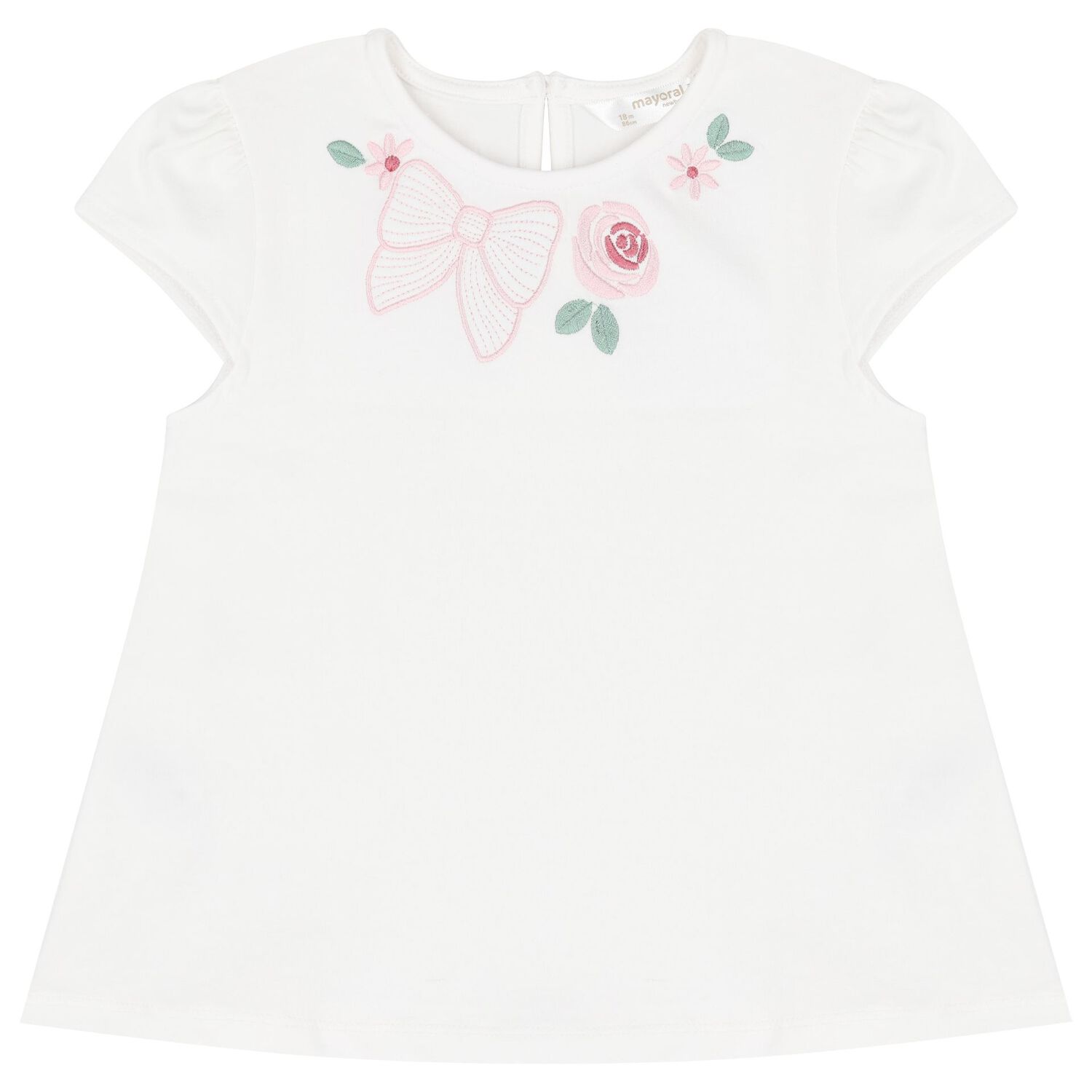 Baby Girls White & Pink Shorts Set ( 2-Pack ), 1, hi-res